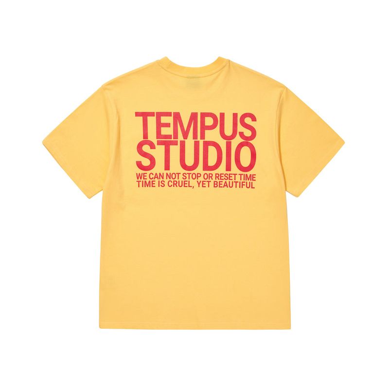 TIME LOGO T-SHIRT [YELLOW]