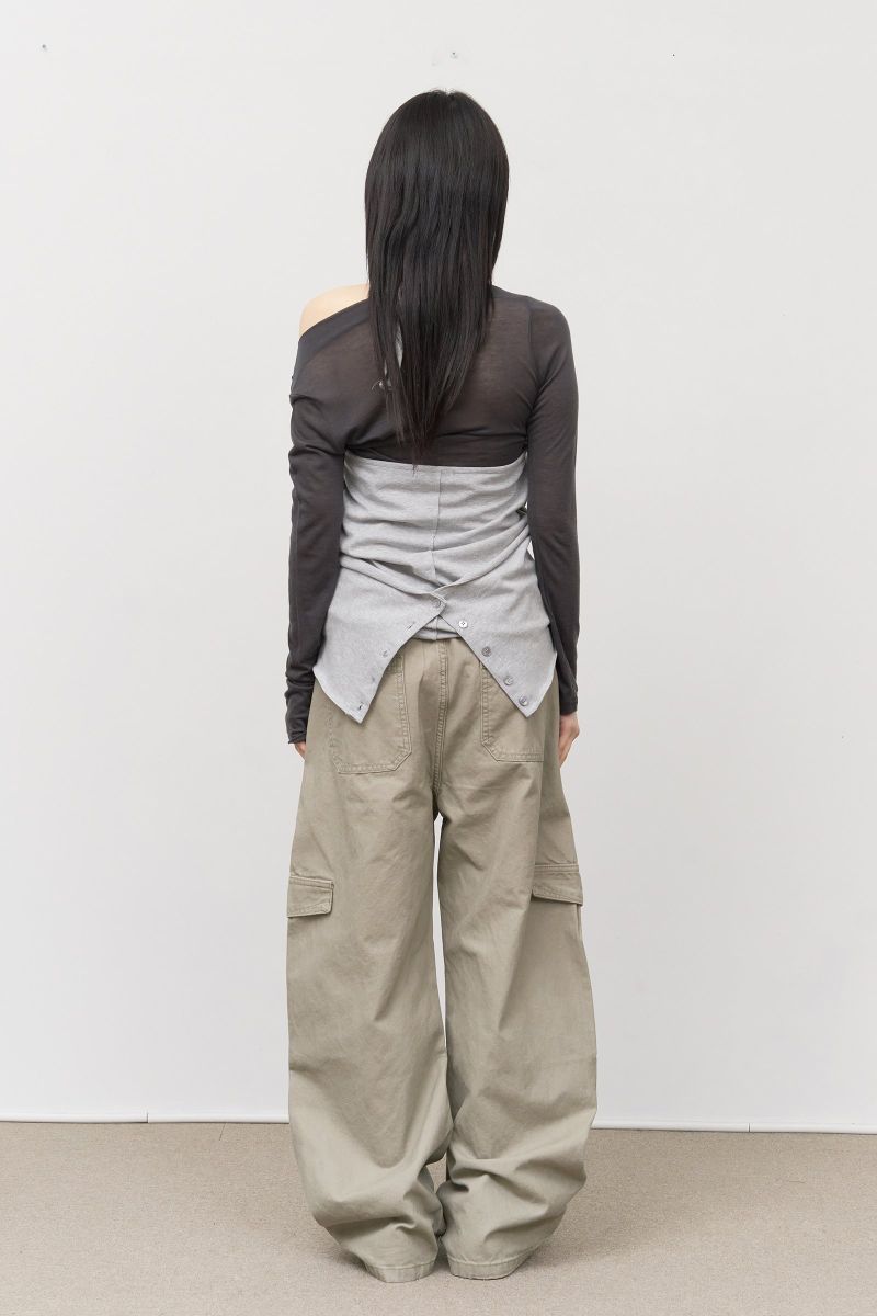 Deep Dyeing Cargo Pants