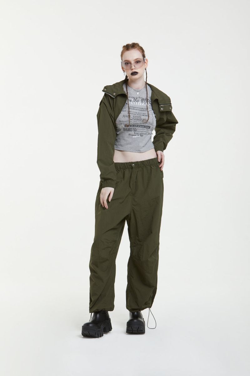 LOG WIDE PANTS