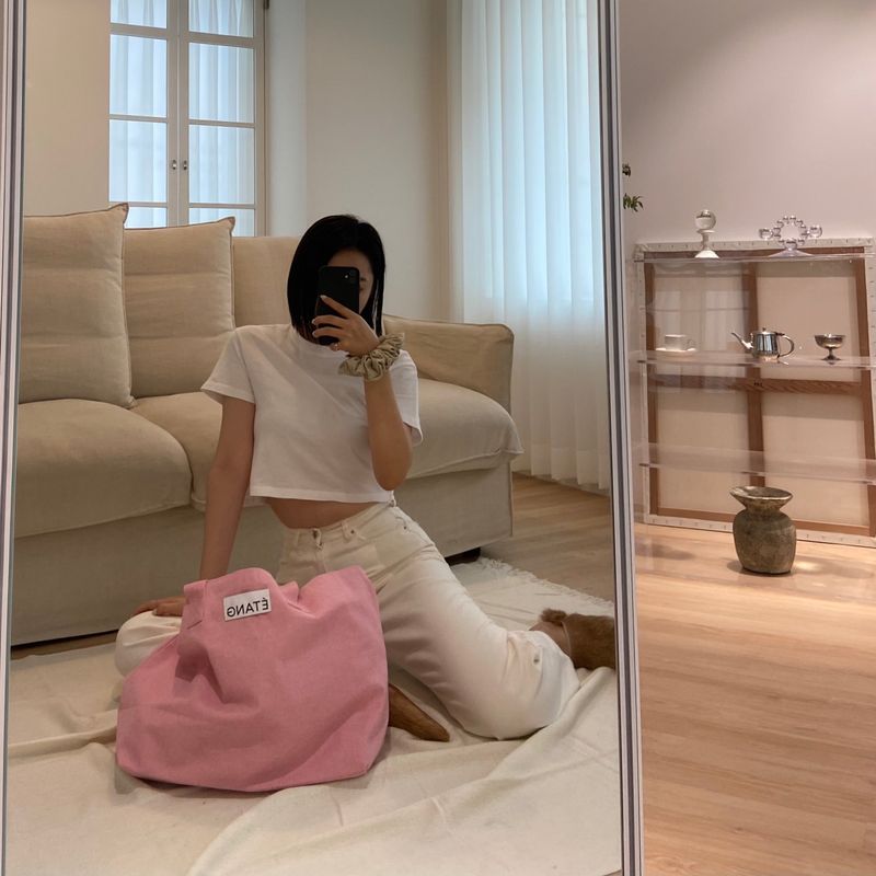 Étang Denim Ecobag | Pink