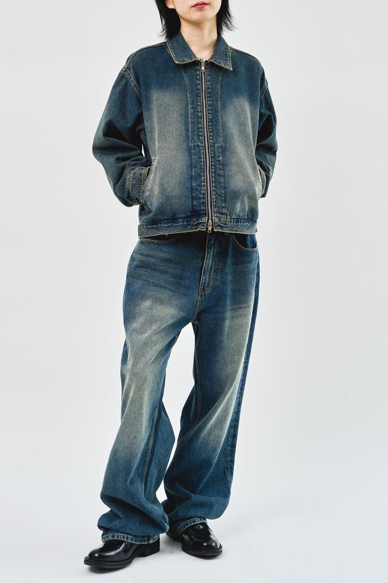 Norten Washed Denim Jacket_Blue
