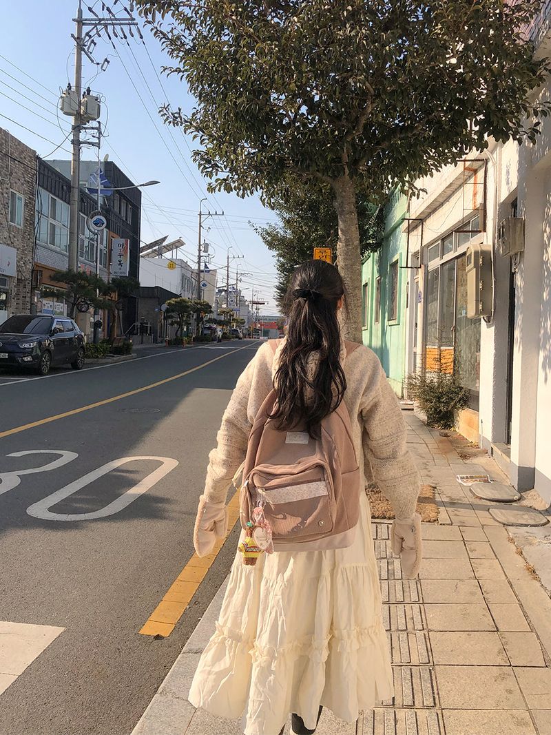 Bon voyage backpack_mocha brown