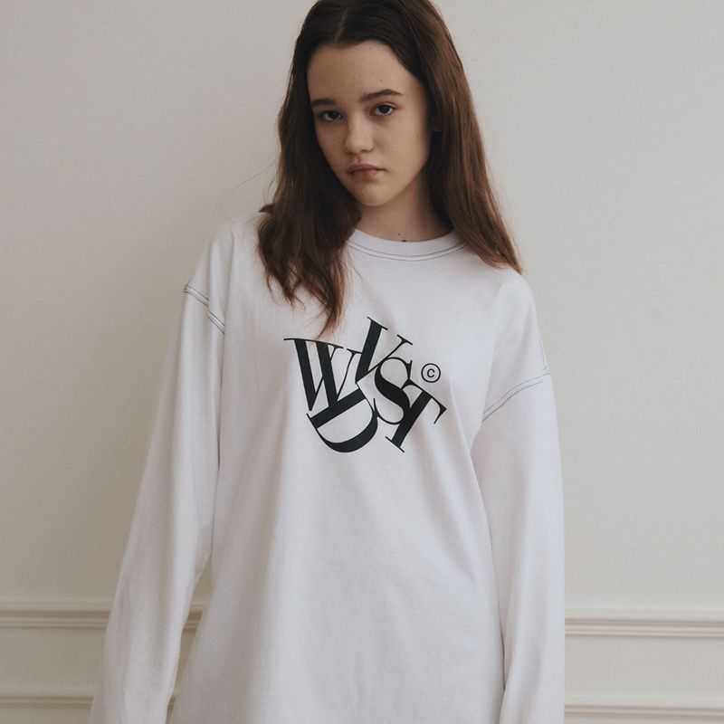 Logo Stitch Long Sleeve [2 Color]