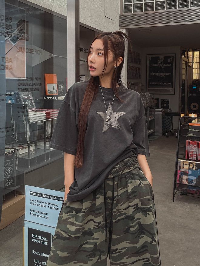 Free Camo Track Bermuda Pants