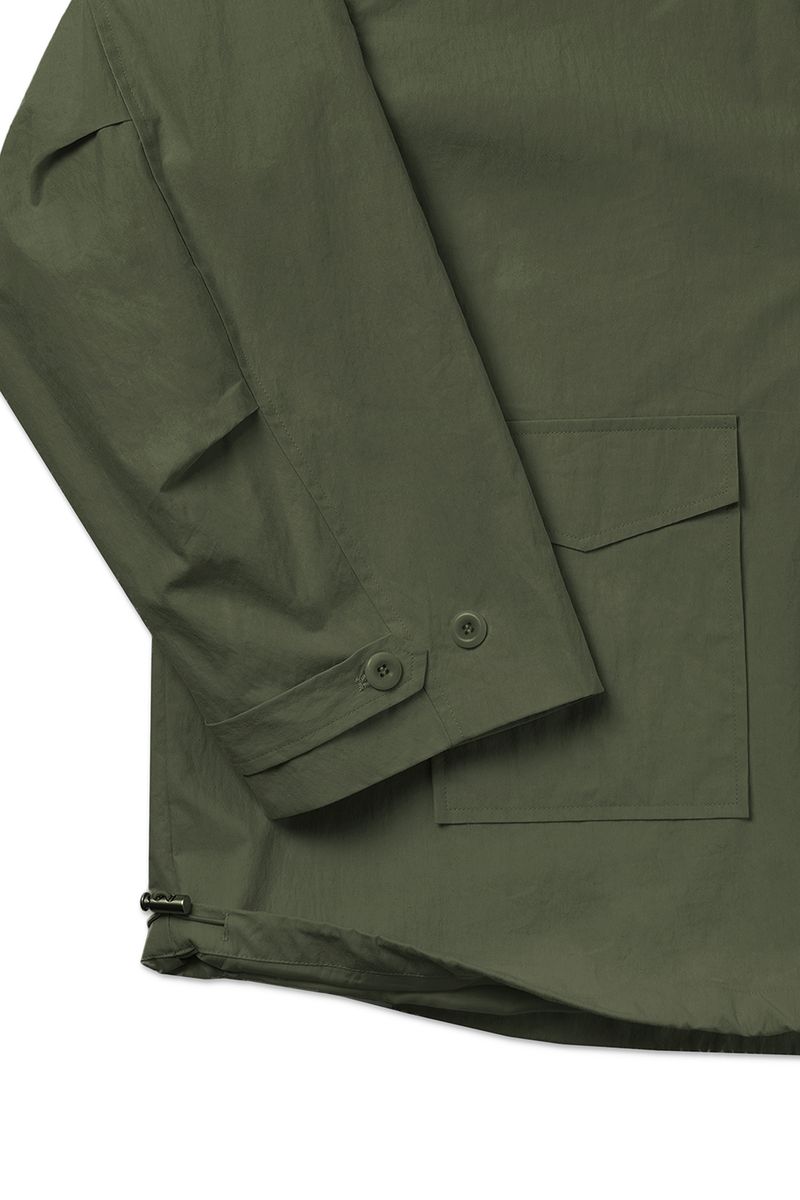 Cove half trench jacket_khaki
