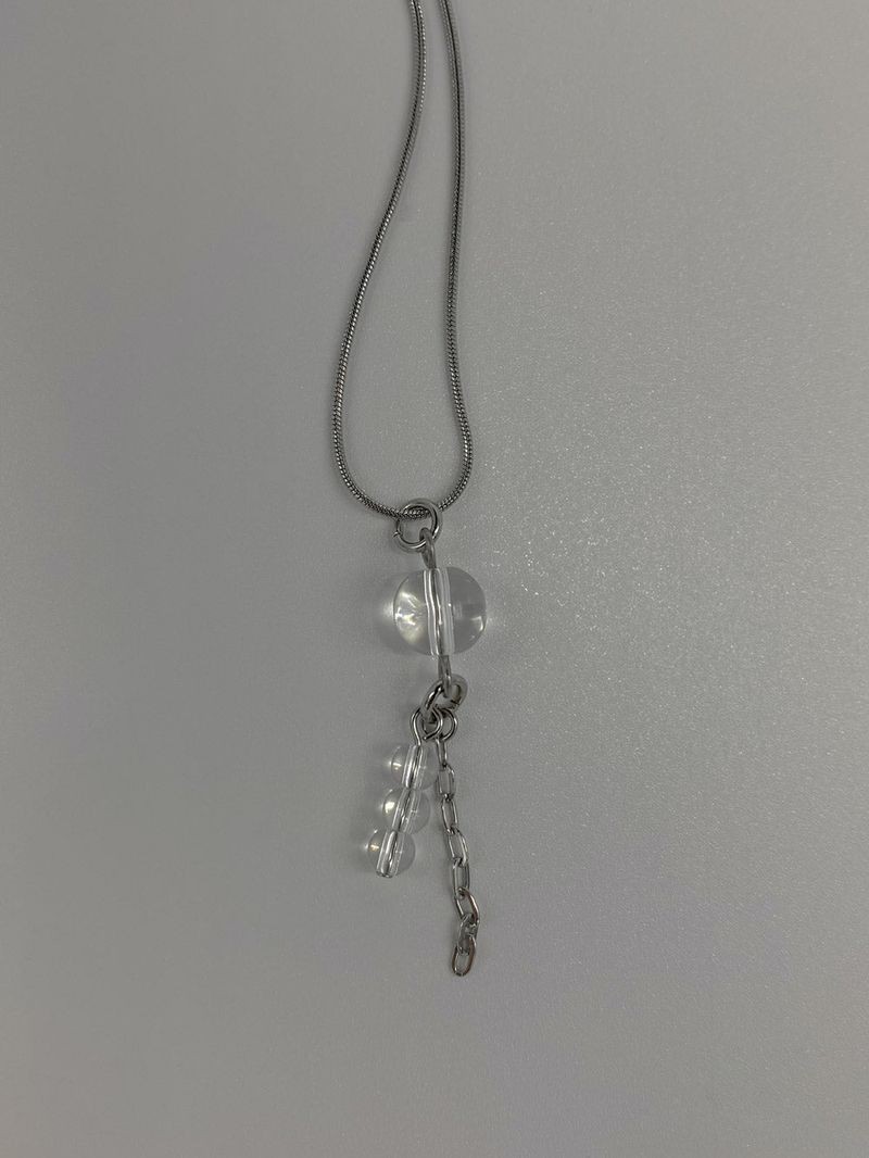 sanli（サンリー）の「クリアデューネックレス（アクセサリー）」