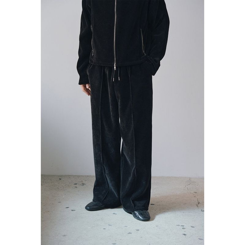 LAURANTSEOUL（ローラントソウル）の「Velvet corduroy line pants(Black)（Pants）」