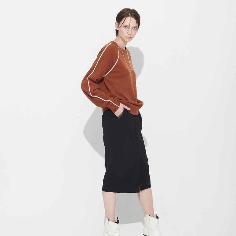  [UNISEX] LOVE RAGLAN KNIT, BRICK BROWN