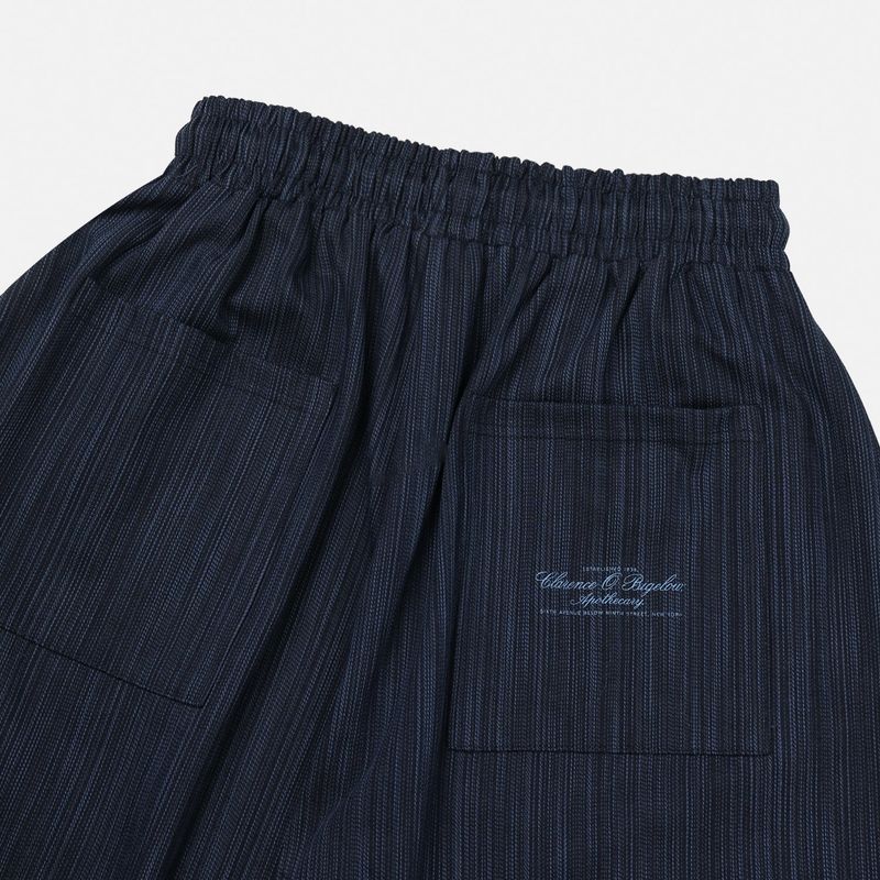 Denim Striped Balloon Pants 2COLOR