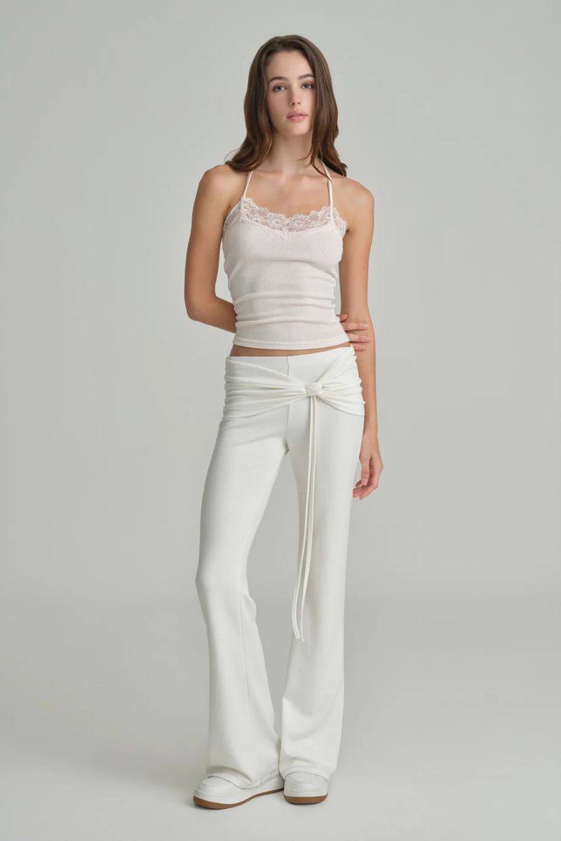 Cream donuts halter tank top, Pink