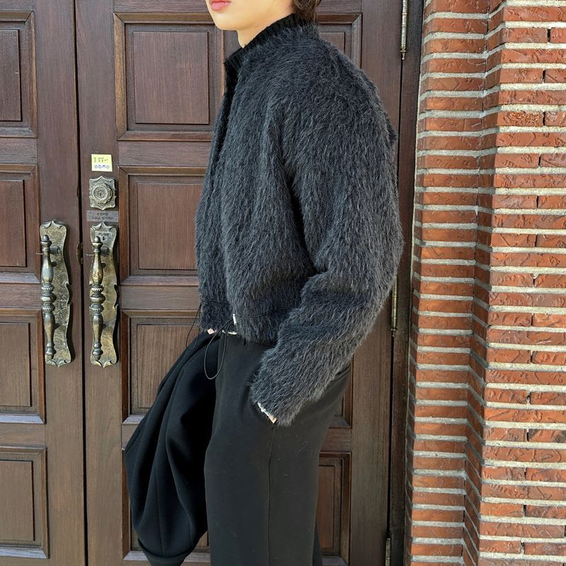 LMN Celine Brush Cropped Cardigan (3 colors)