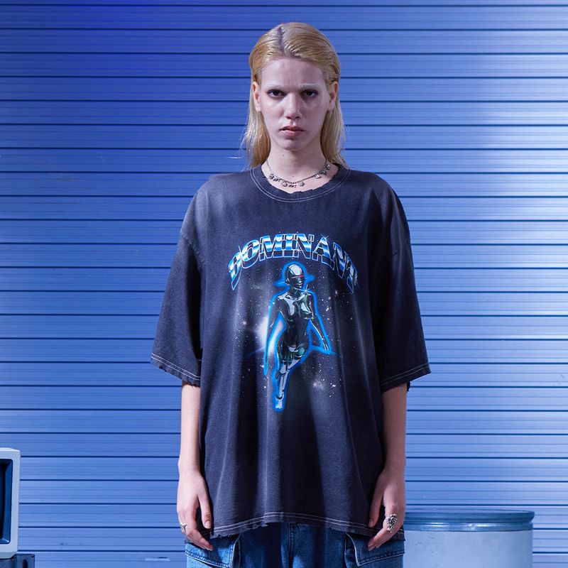 Spacemood Washing tshirts_BLACK