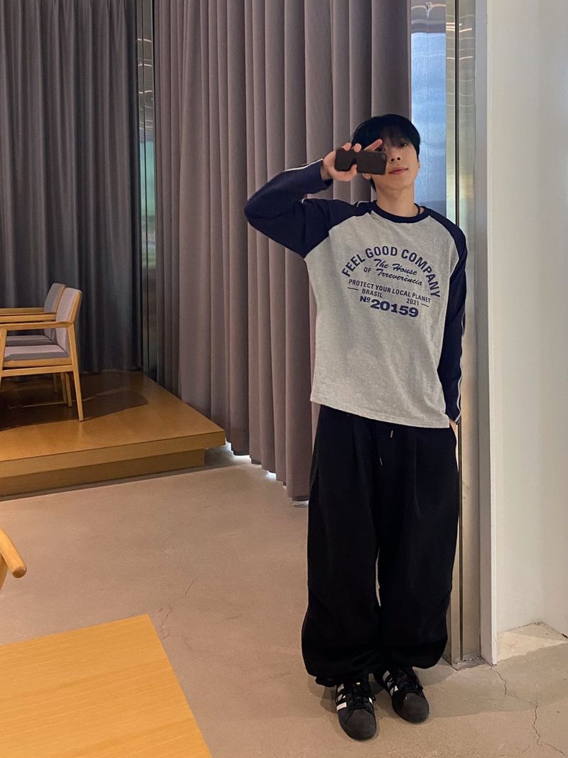 Color Sweat Denim Stitch Balloon 2C