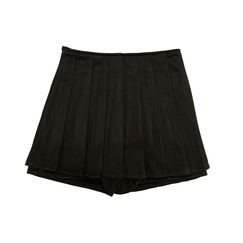 Wool pleated pants skirt
