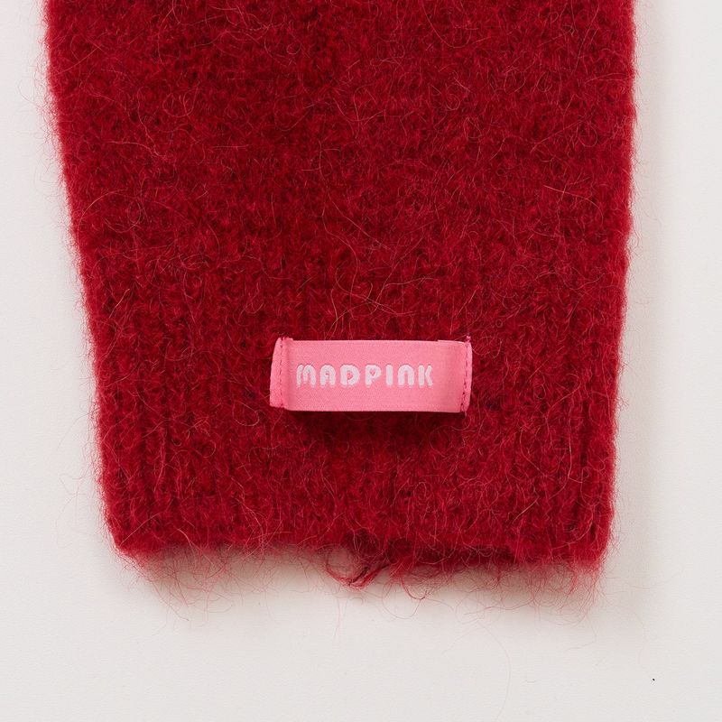 CLASSIC BUTTON CARDIGAN RED