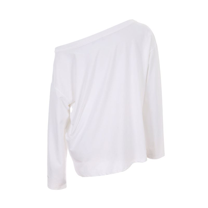 Recycle one- shoulder Tee 002