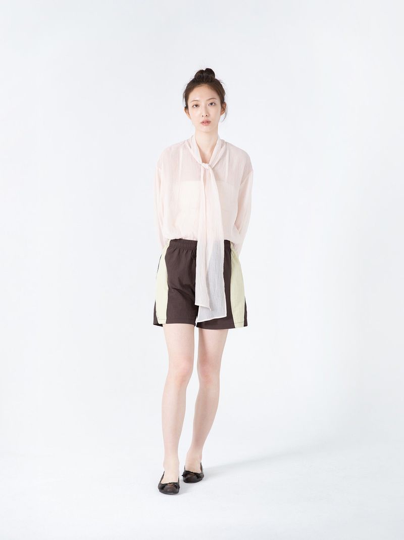 Ribbon Tie Blouse (Pink)