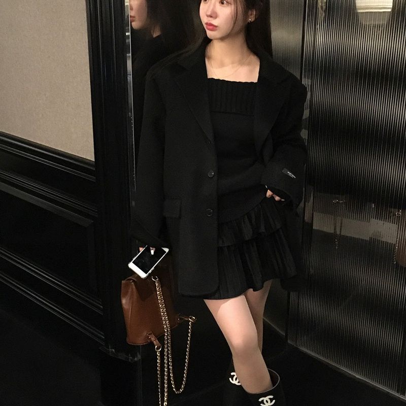 [BELLIDE MADE] Antique, Handmade Overfit Half Coat