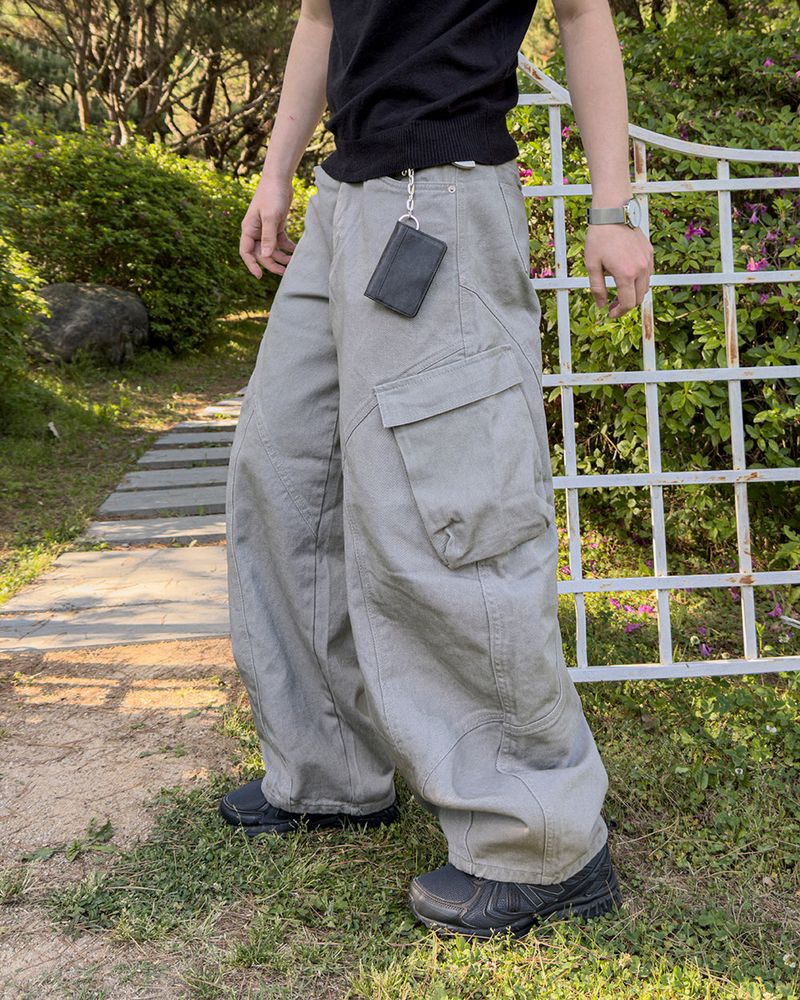 Raun Curved Cargo Wide Pants