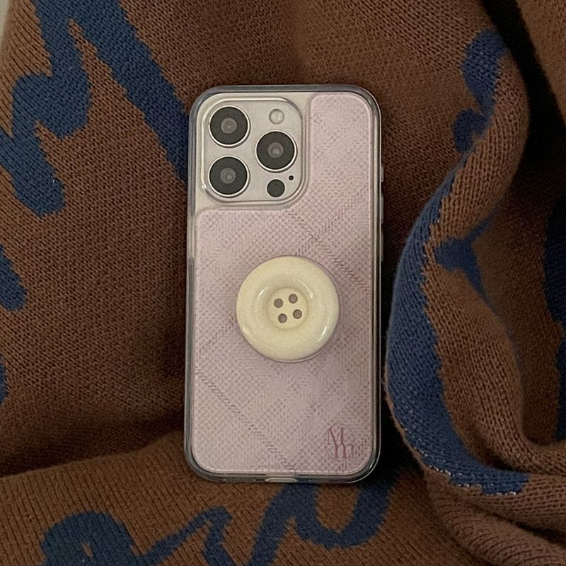 [Mademoment] yellow button smart tok