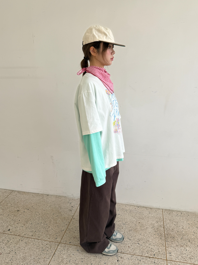 woody cotton wide pants