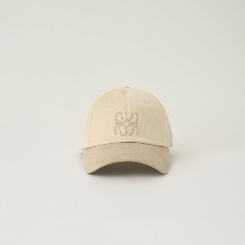 Avivere logo suede ivory khaki