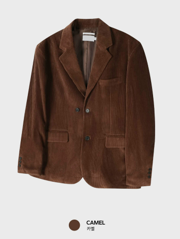 Deface Concludion Overfit Golden Blazer Jacket