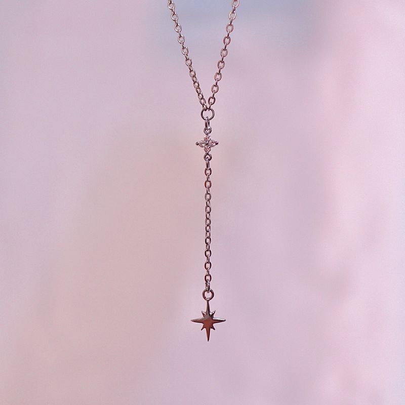 y shape necklace