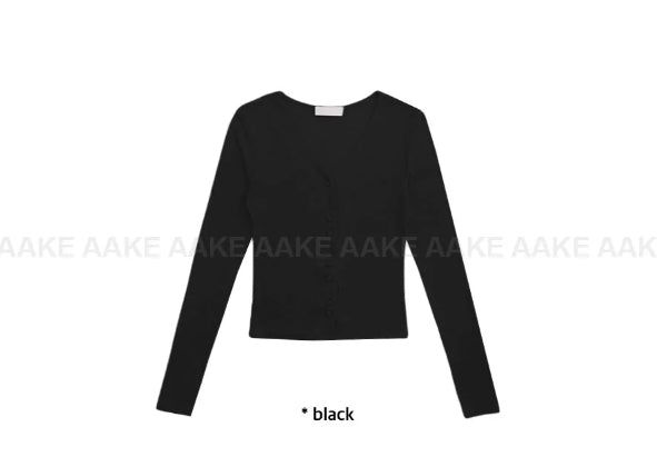 TWIST BUTTON CARDIGAN