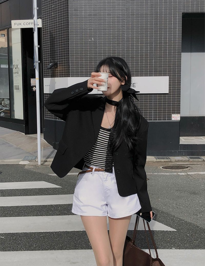 [Bellidmade/2color] センネベーシックポケットブレザージャケット