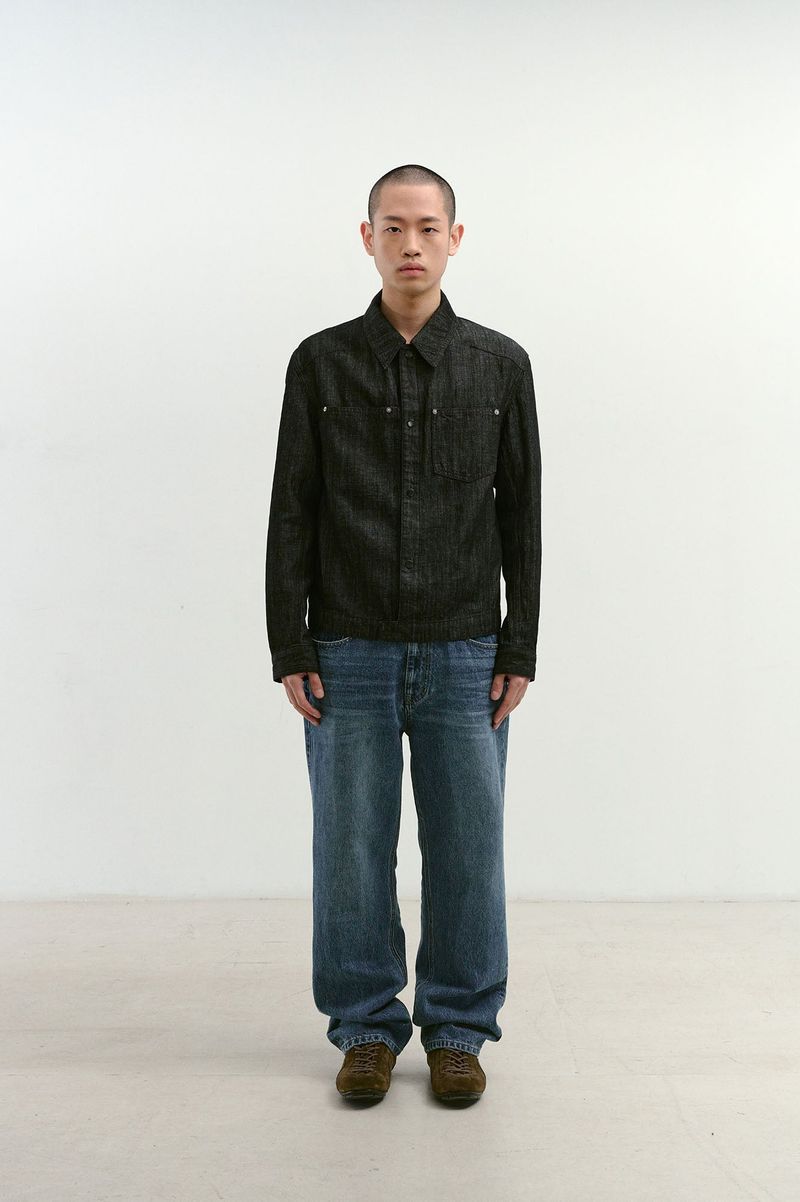 Linen Engineered Jacket (Black)