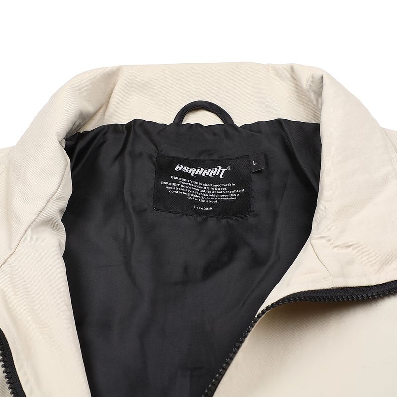 BSR2223FWJK058 CCC WIDE JACKET GRAY BEIGE