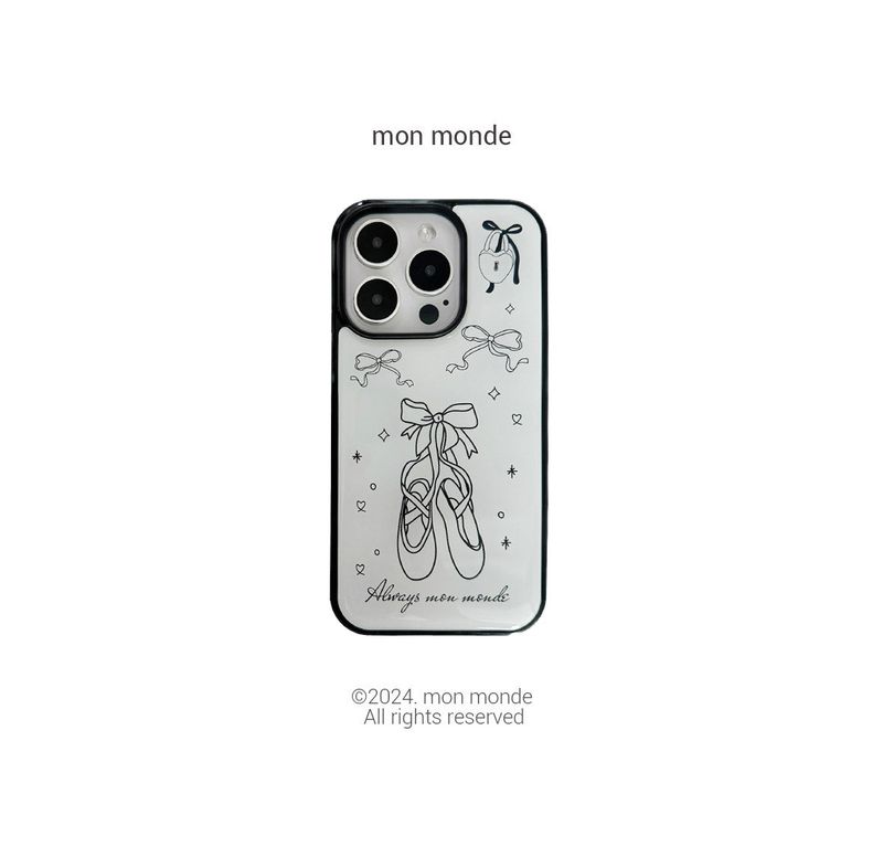 mon monde（モンモンド）の「black ribbon phone case（Smartphone Accessories）」
