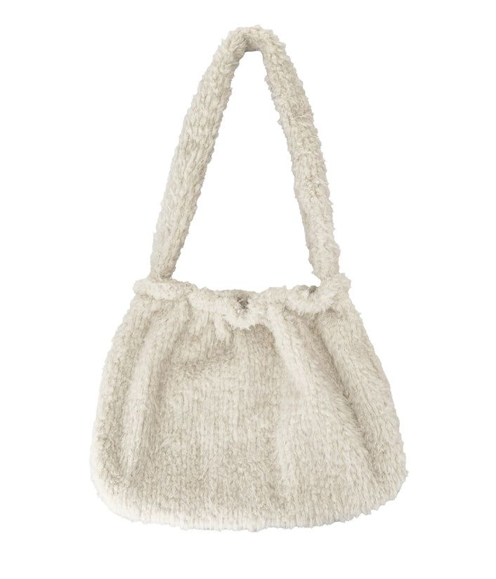 Poodle Wide Fur Shoulder Bag