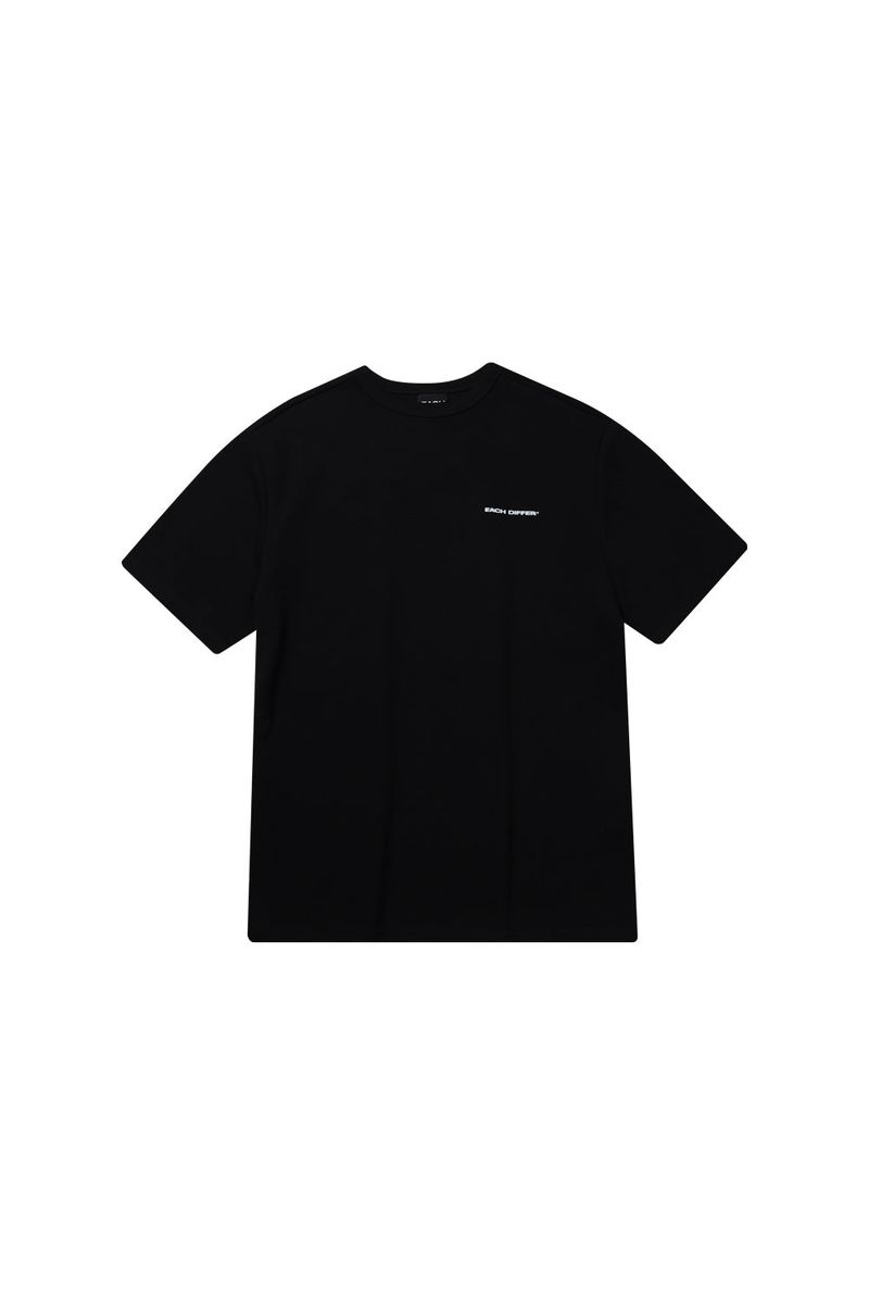 BLUR HEART T-SHIRTS_BLACK