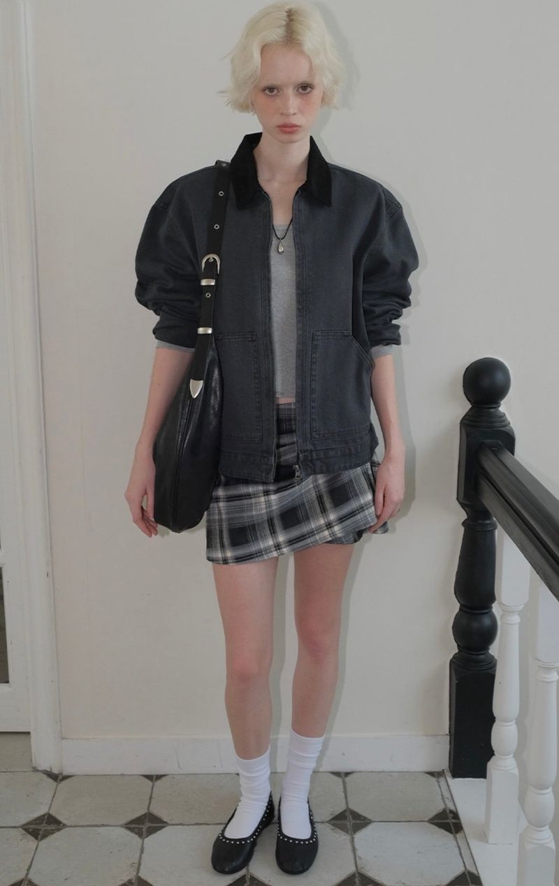 C WASHED WORK JACKET_NAVY
