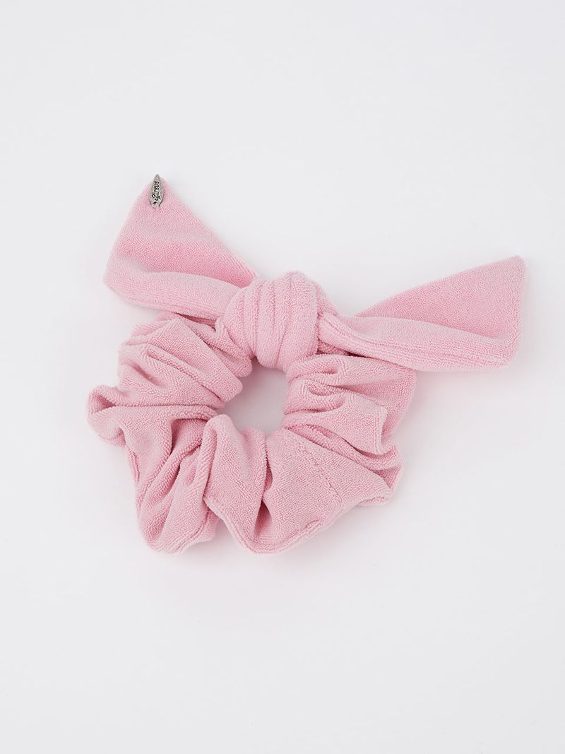 TERRY RIBBON SCRUNCHIE_PINK