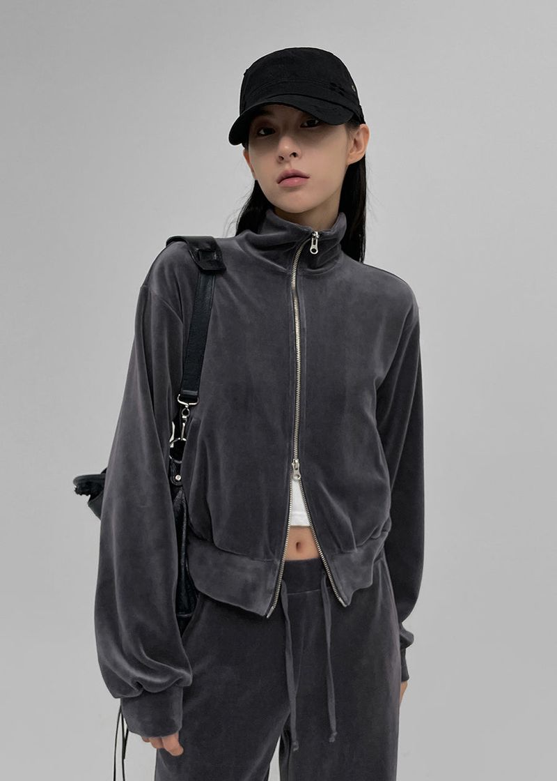 BLACKUP（ブラックアップ）の「[MADE] Andin SET - Veloa Zip-up（Tops）」