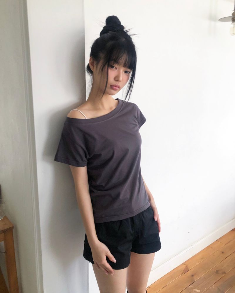 Livia Boat Neck Short-Sleeve T-Shirt