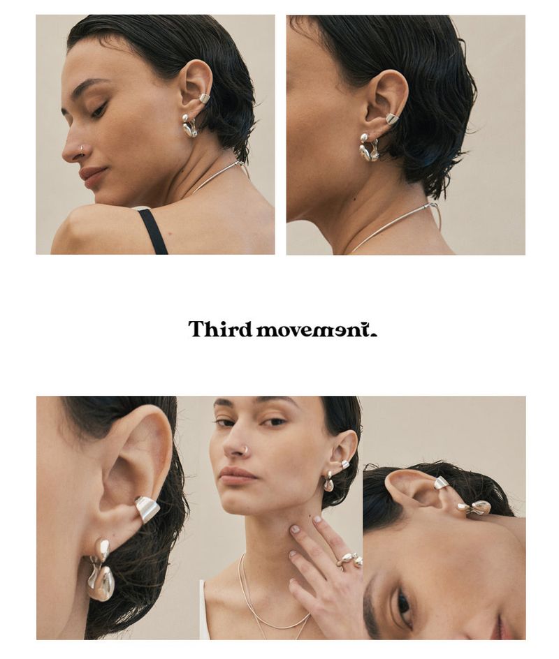 Bubble Earring (Silver)