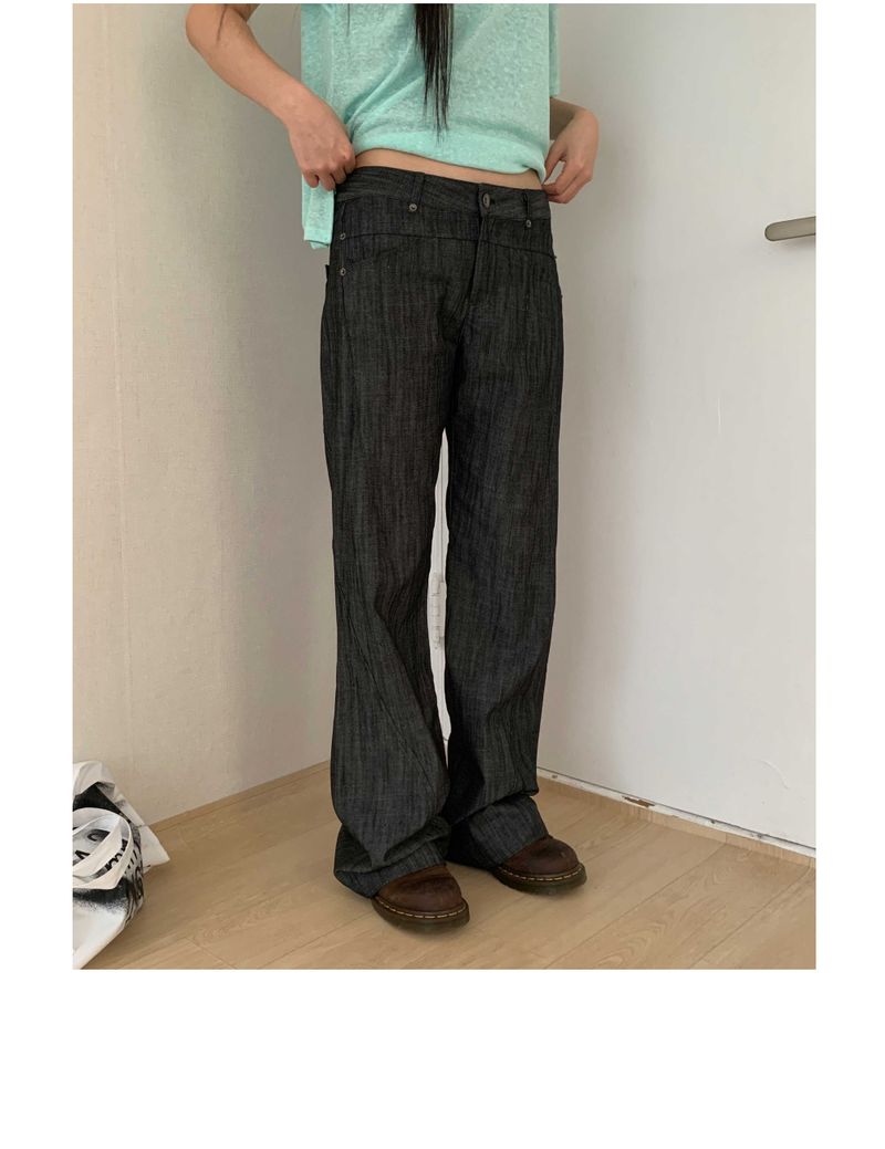 selvedge Bootcut Semi Low Denim (2 colors)