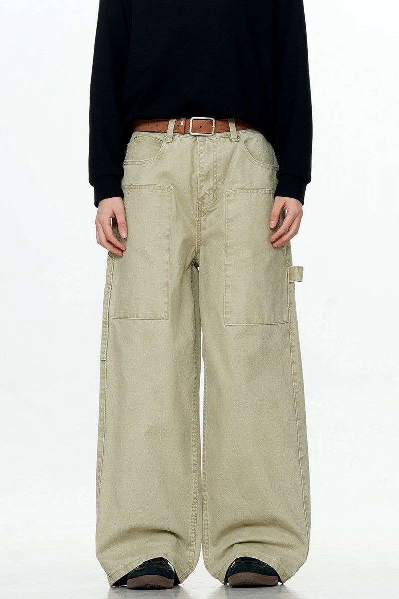 CZ Basicsの「Patchwork Wide-Leg Cargo Pants(Pants)」