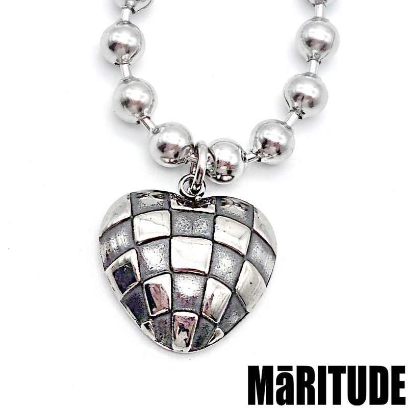 MaRITUDE（マリチュード）の「チェッカーハートネックレス（アクセサリー）」