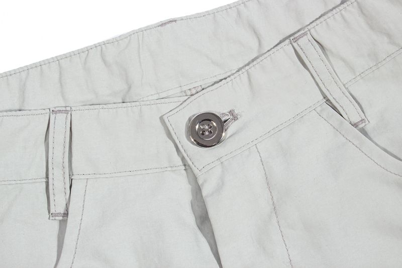 PINTUCK CARGO PANTS_Gray Beige