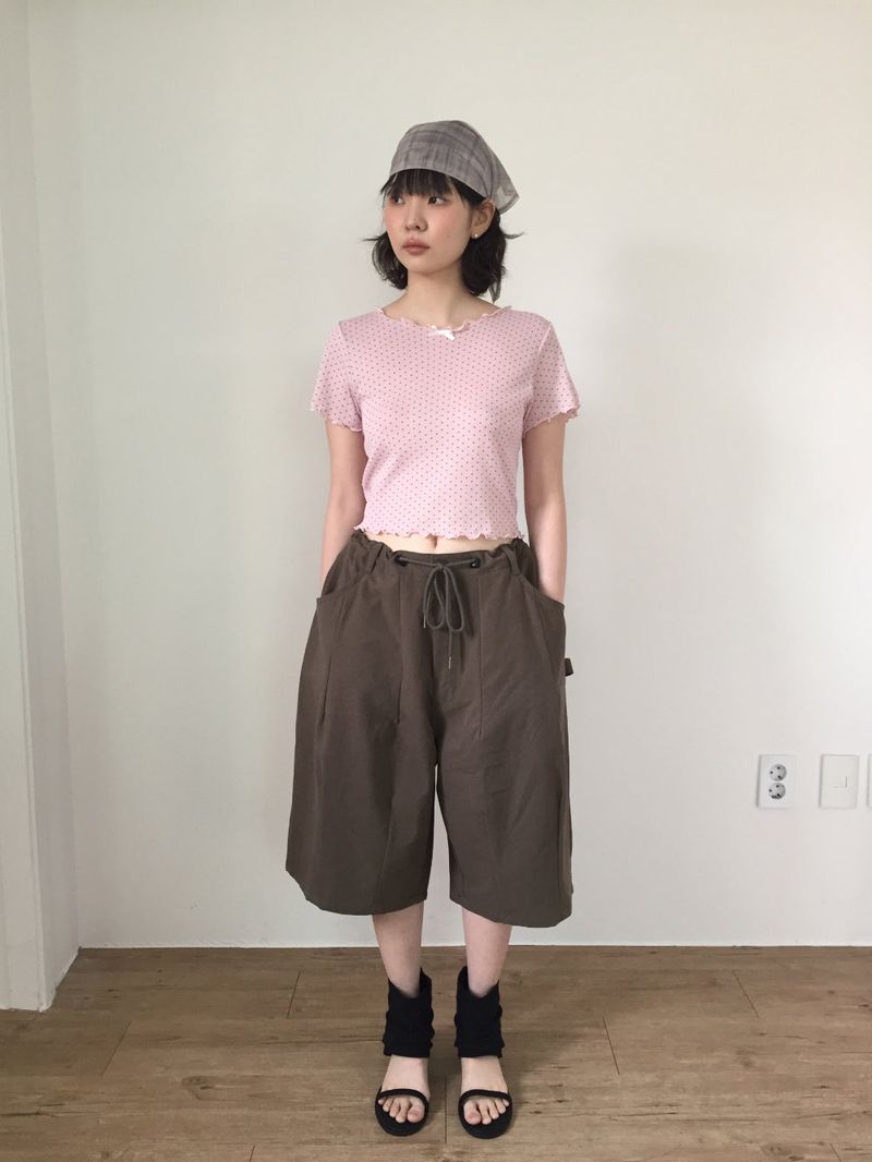 Linen ankle open sandals