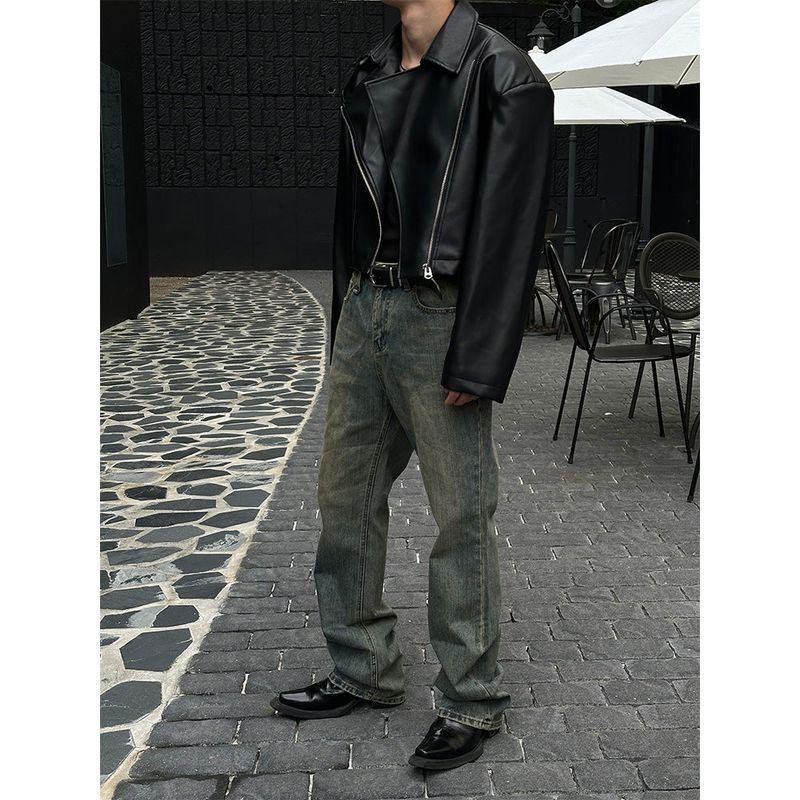  [F/W] Crop rider jacket
