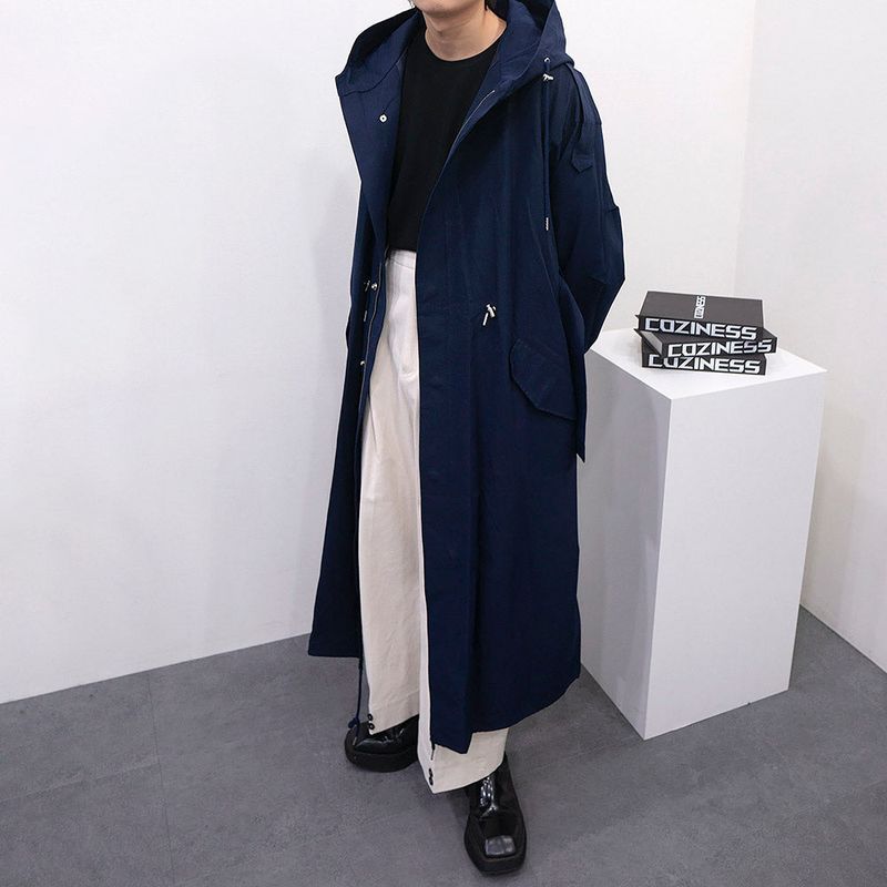 SK Maxi Bomber Jacket Hood Coat (3 colors)