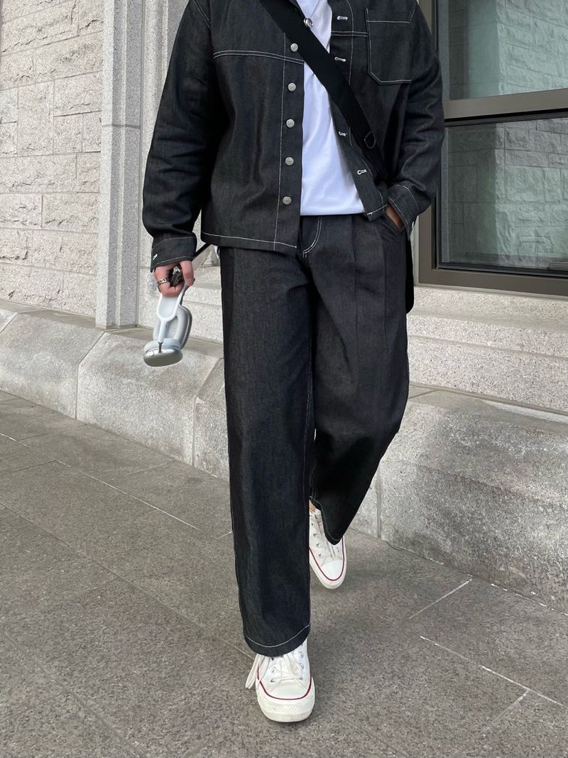 DEF DENIM SET UP PANTS