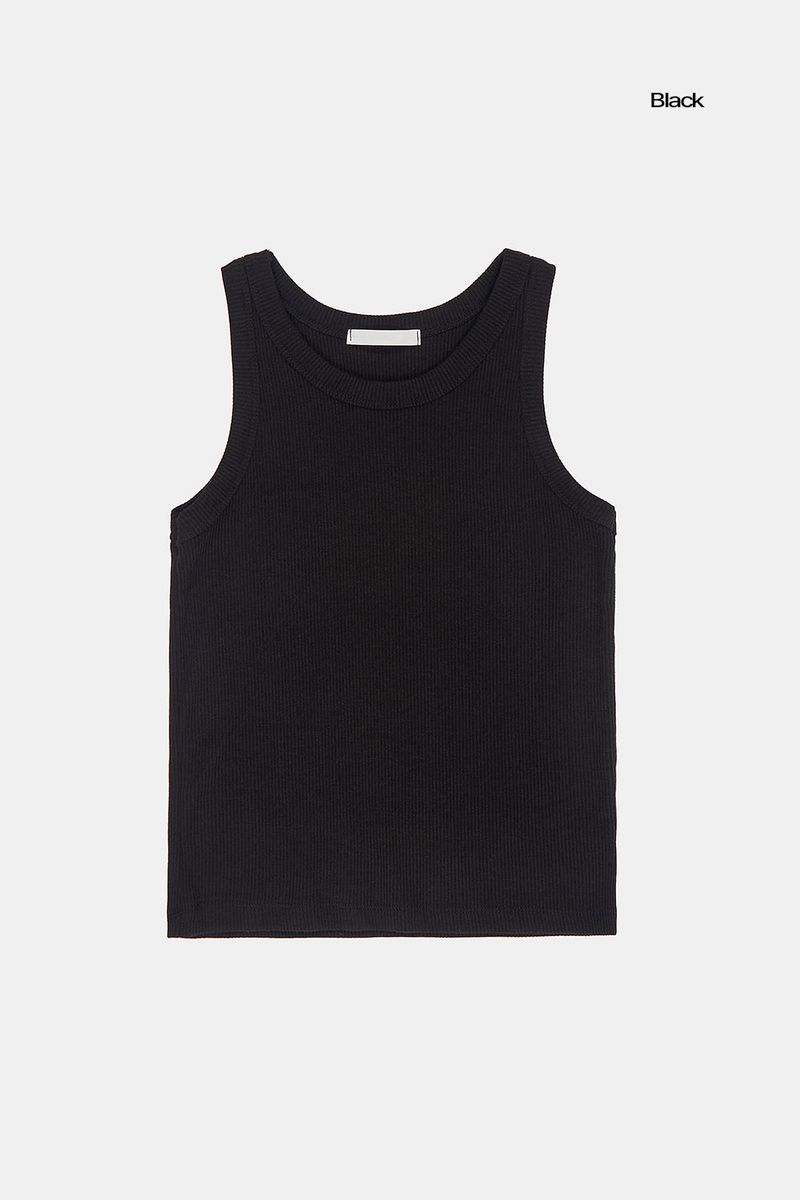 Cookie wide binding cropped sleeveless top