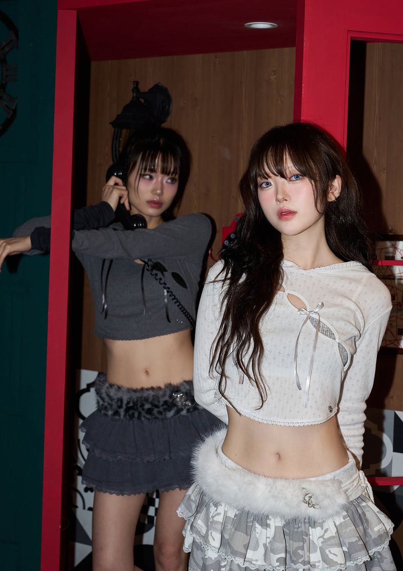 (2nd reorder) snow fur belt - white